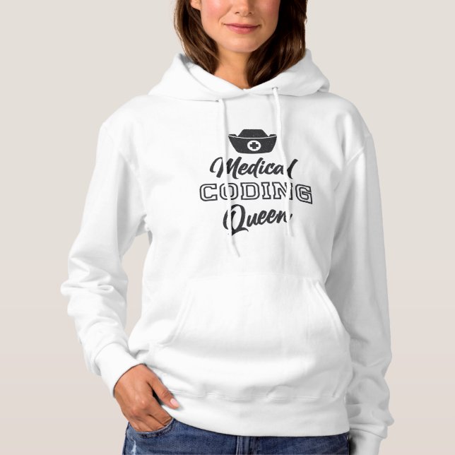 Camiseta Codificador Médico Queen Coding ICD Programmer Gif (Frente)