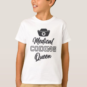 Camiseta Codificador Médico Queen Coding ICD Programmer Gif