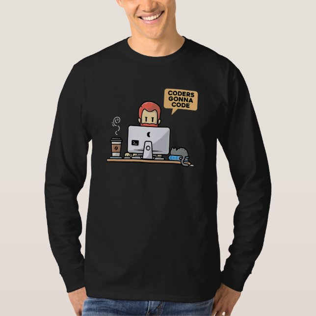 Camiseta Codificadores Vão Codificar Programador Nerd Geek  (Frente)