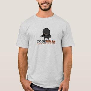 Camiseta Codifique o serviço de informações do ninja nã