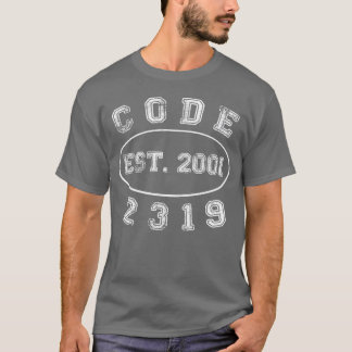 Camiseta Código 2319 presente tet branco anos 80 vintage