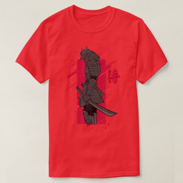 Camiseta Código 3 Samurai Bushido do Japão (Frente do Design)