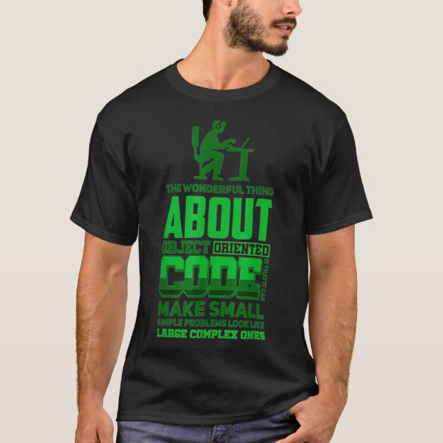 Camiseta Código Binário do Linu do Programador Admin (Frente)