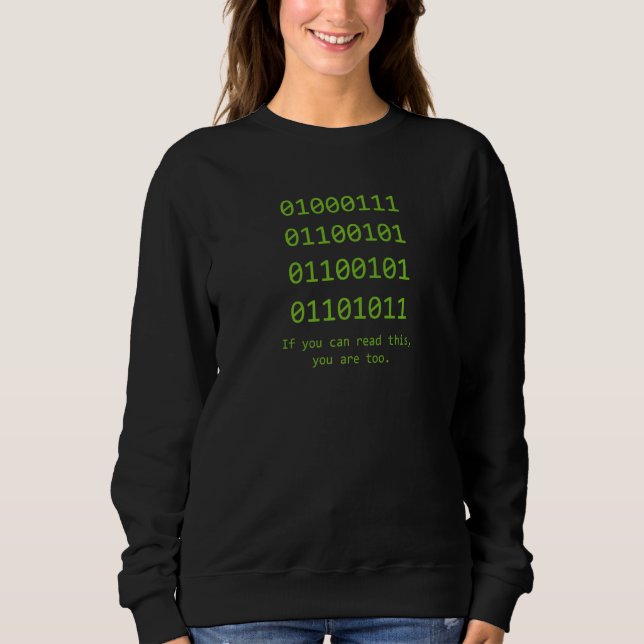 Camiseta Código Binário   Programador de Computador Desenvo (Frente)