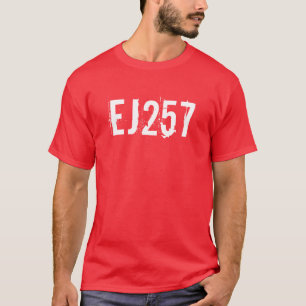 Camiseta Código branco claro do motor da WTI EJ257