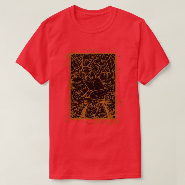 Camiseta Código Bushido Samurai Japão Cópia de Cópia de Cam (Frente do Design)