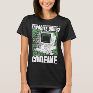 Camiseta Código Codeine Programmer - Código de programação