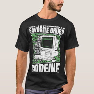 Camiseta Código Codeine Programmer - Código de programação 