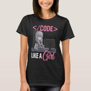Camiseta Código Como Um Programa De Codificação De Software