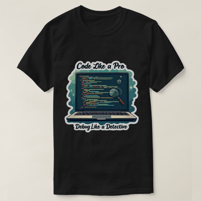Camiseta Código Como Um Programador Pro Engraçado (Frente do Design)