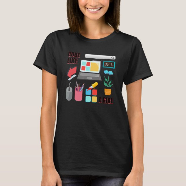 Camiseta Código Como Um Software De Programador De Codifica (Frente)