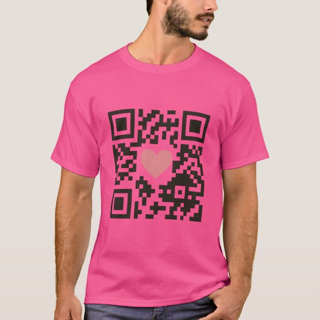 Camiseta Código de Amor QR (Frente)