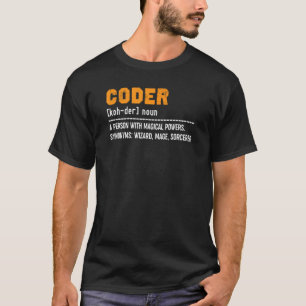 Camiseta Código de Aplicativo do Programador de Codificação