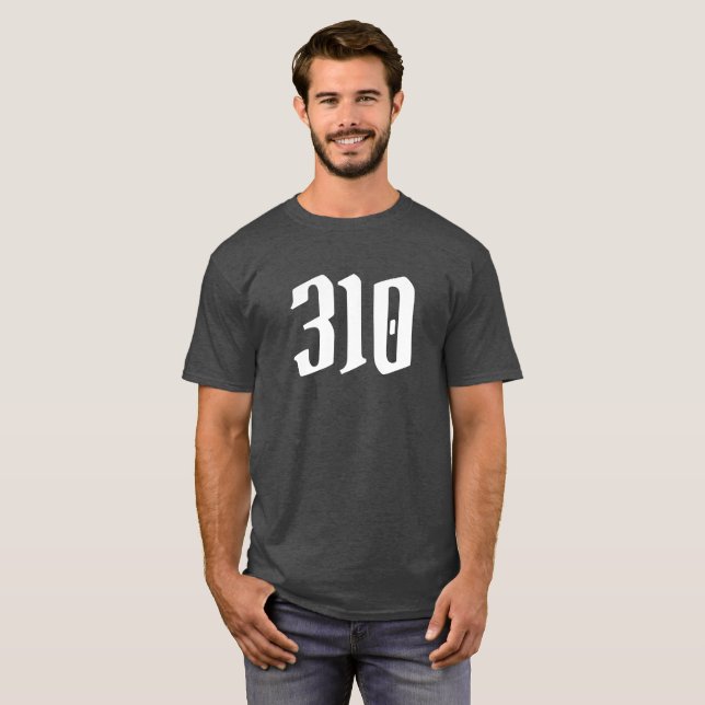 Camiseta Código de área 310 (Frente Completa)