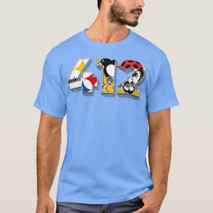 Camiseta Código de área 412 Equipes desportivas para Pittsb