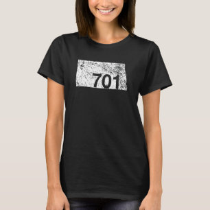 Camiseta Código de Área 701 da Dakota do Norte, Hometown So