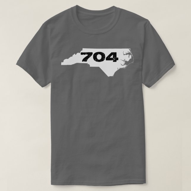 Camiseta Código de área 704 (Frente do Design)