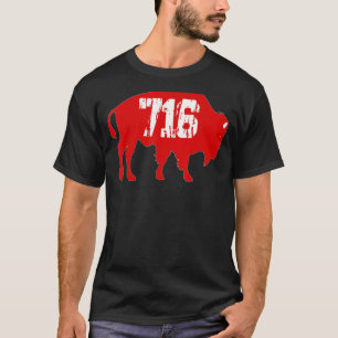 Camiseta Código de área 716 Buffalo Nova Iorque.BFLO WNY