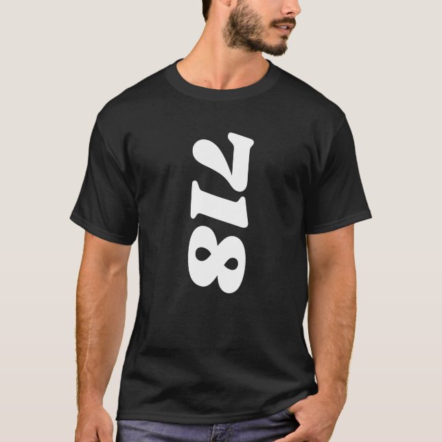 Camiseta Código de área 718 (Nova Iorque) (Frente)