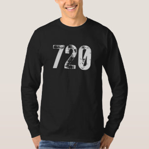 Camiseta Código de Área 720 Denver CO Código de Área de Tel