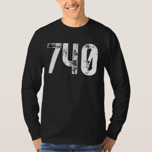 Camiseta Código de área 740 Newark OH Mobile Telephone Area