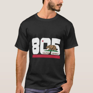 Camiseta Código de área 805 Slo Papais noeis Barbara Califo
