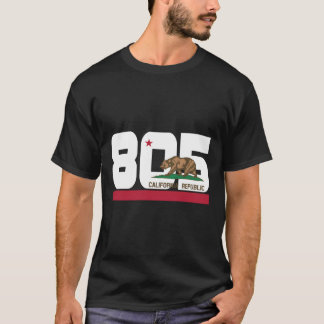 Camiseta Código de área 805 Slo Papais noeis Barbara Califo