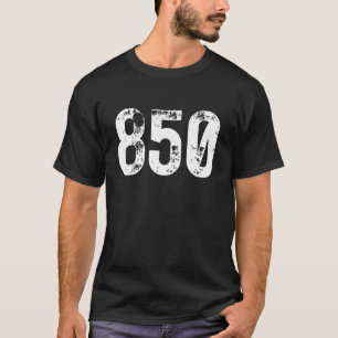 Camiseta Código de área 850 Tallahassee Área de telefone mó