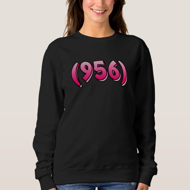 Camiseta Código de área do Texas 956 Laredo Brownsville Mca (Frente)