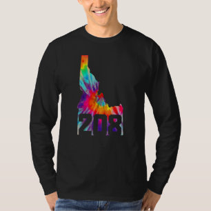 Camiseta Código de Área Idaho 208 Boise ID Orgulho Mapa do