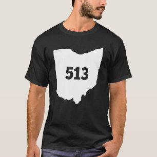 Camiseta Código de área Ohio 513