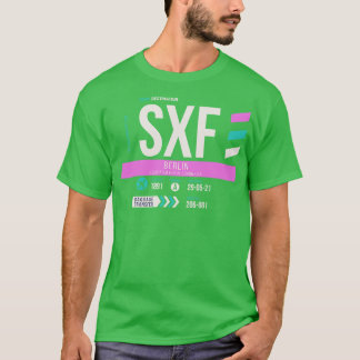 Camiseta Código de Bagagem 2 do Aeroporto SXF de Berlim