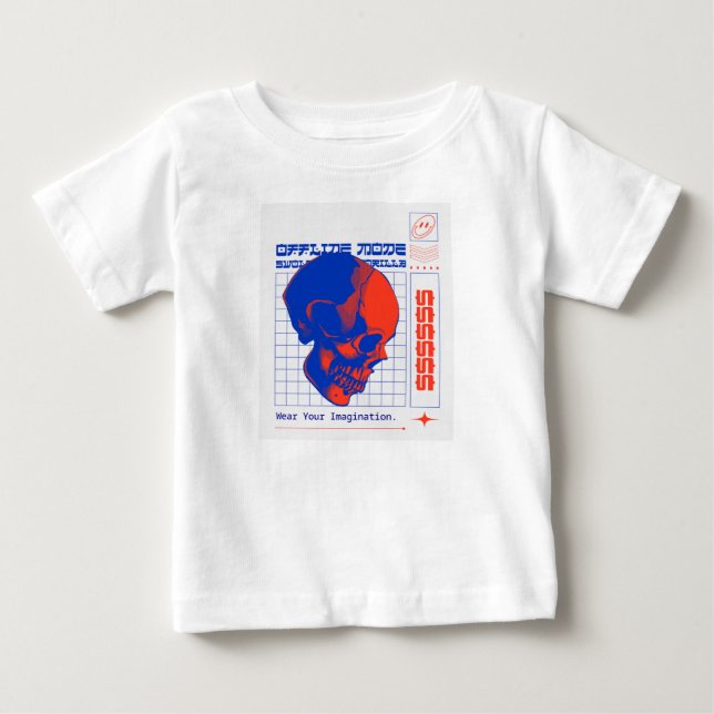 Camiseta Código de Barras do Modo Offline - Mínimo e Estéti (Frente)