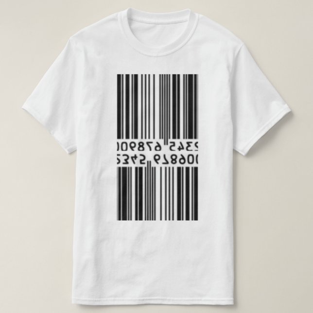 Camiseta Código de Barras Duplo (Frente do Design)