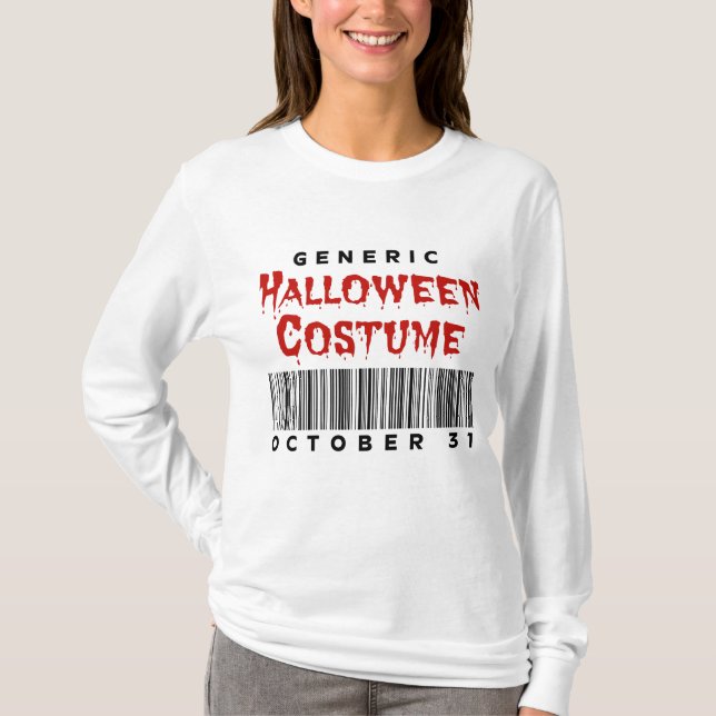 Camiseta Código de Barras Genérico Figurino de Halloween 31 (Frente)