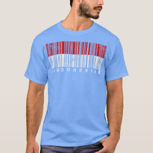 Camiseta Código de barras Indonésia