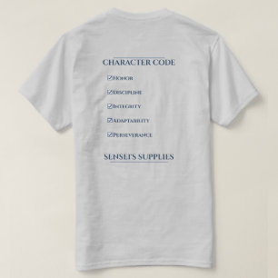 Camiseta Código de Caráter