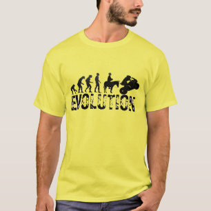 Camiseta Código de Evolução do Biker - Camisa-T Engraçada -