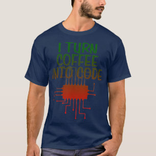 Camiseta código de nerd 7 do hacker de presentes do program