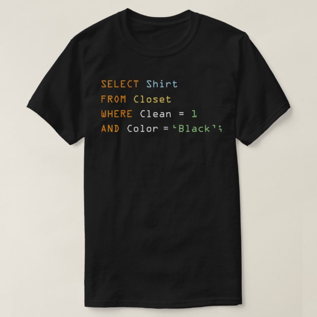 Camiseta Código de Programação Engraçado Programador de Com (Frente do Design)