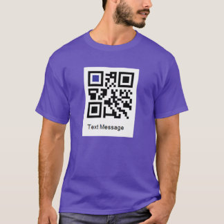 Camiseta Código de QR para, EU SOU ALEGRE