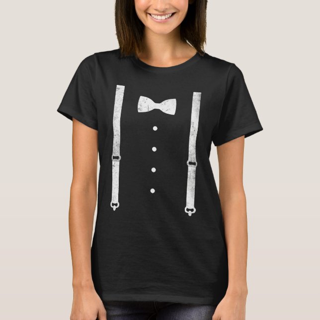 Camiseta Código de Vestimenta Gravata Borboleta Braces Fest (Frente)