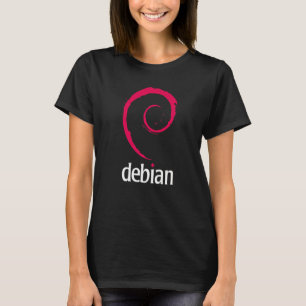 Camiseta Código Debian Linux Software Programmers Developer