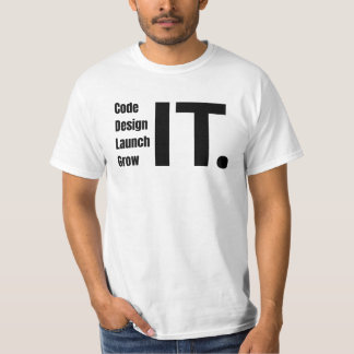 Camiseta Código, Design, Lançamento, Desenvolvimento Minima