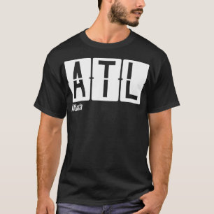 Camiseta Código do Aeroporto ATL de Atlanta