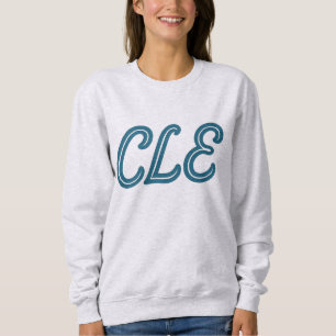 Camiseta Código do Aeroporto Cleveland CLE - Viagem de Esti