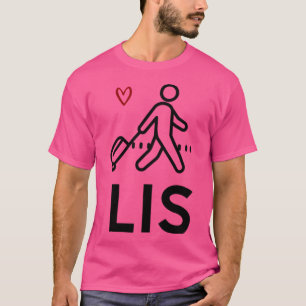 Camiseta Código do Aeroporto de Lisboa Portugal Lis Viagem