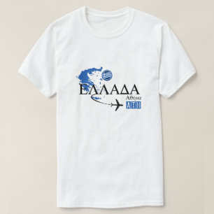 Camiseta Código do Aeroporto Grego T Shirt