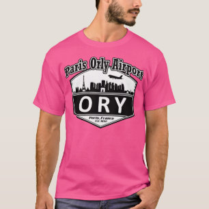 Camiseta Código do Aeroporto Orly de Paris