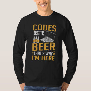 Camiseta Código Do Computador Hacker E Cibersegurança Da Ce